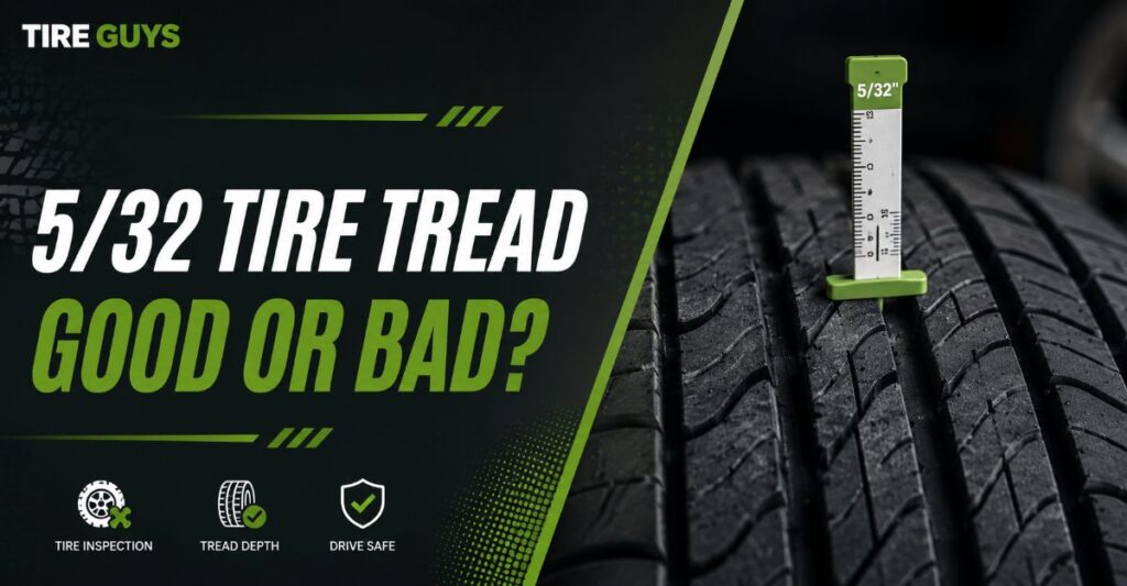 5/32 tire tread good or bad