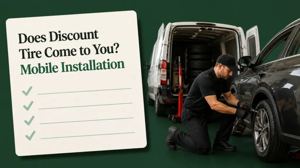 Does Discount Tire Come to You? Mobile Installation