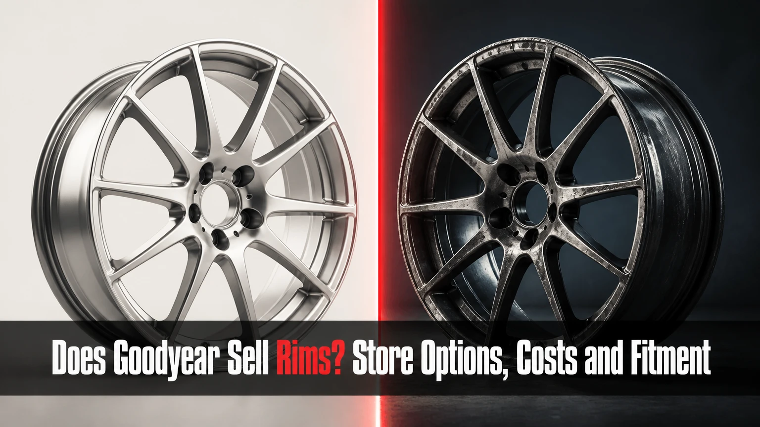 Does Goodyear Sell Rims? Store Options, Costs and Fitment