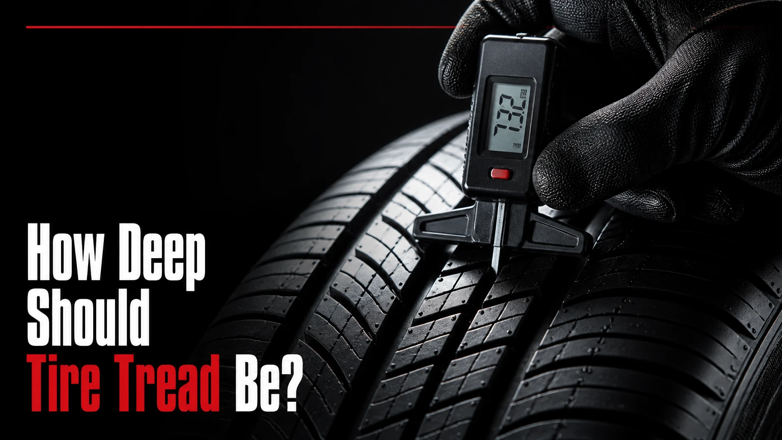 How Deep Should Tire Tread Be?