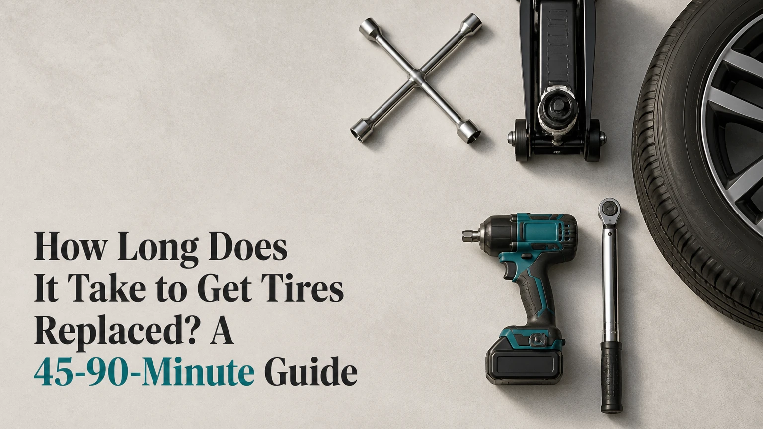 How Long Does It Take to Get Tires Replaced? A 45-90-Minute Guide