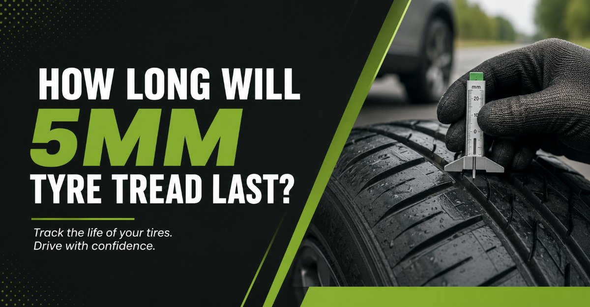 how long will 5mm tyre tread last