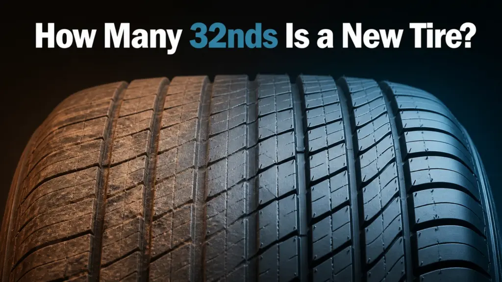 How Many 32nds Is a New Tire?