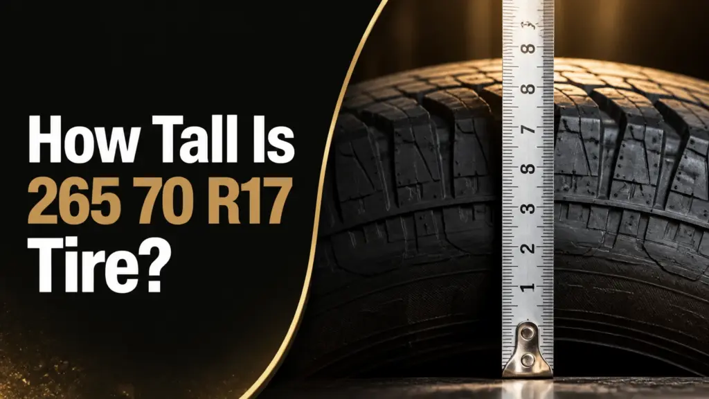 How Tall Is 265 70 R17 Tire?