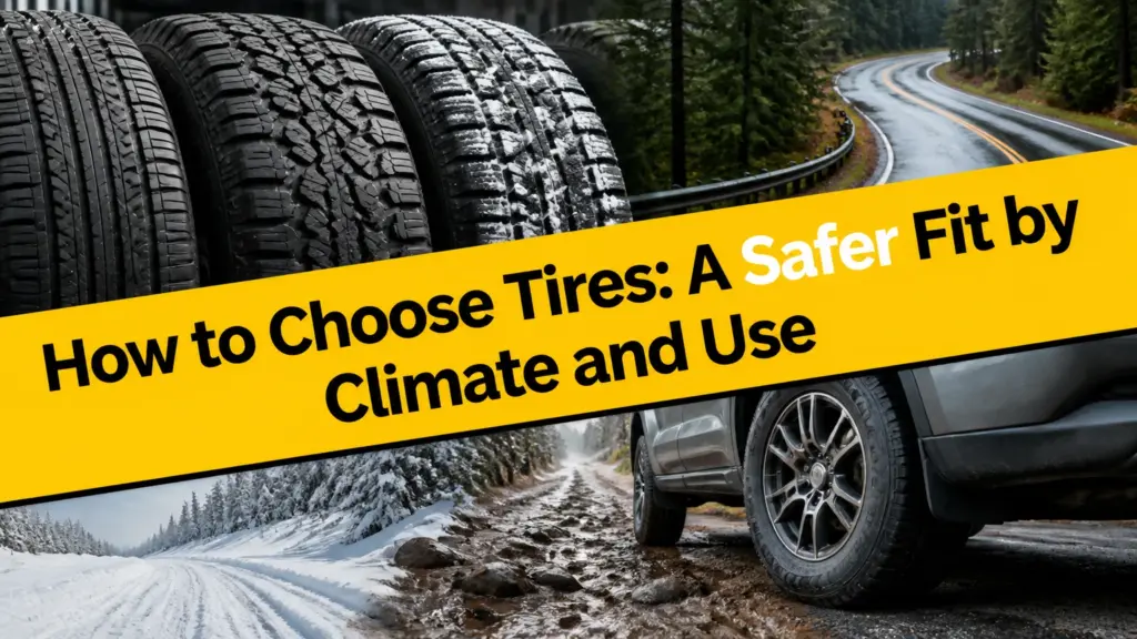 How to Choose Tires: A Safer Fit by Climate and Use