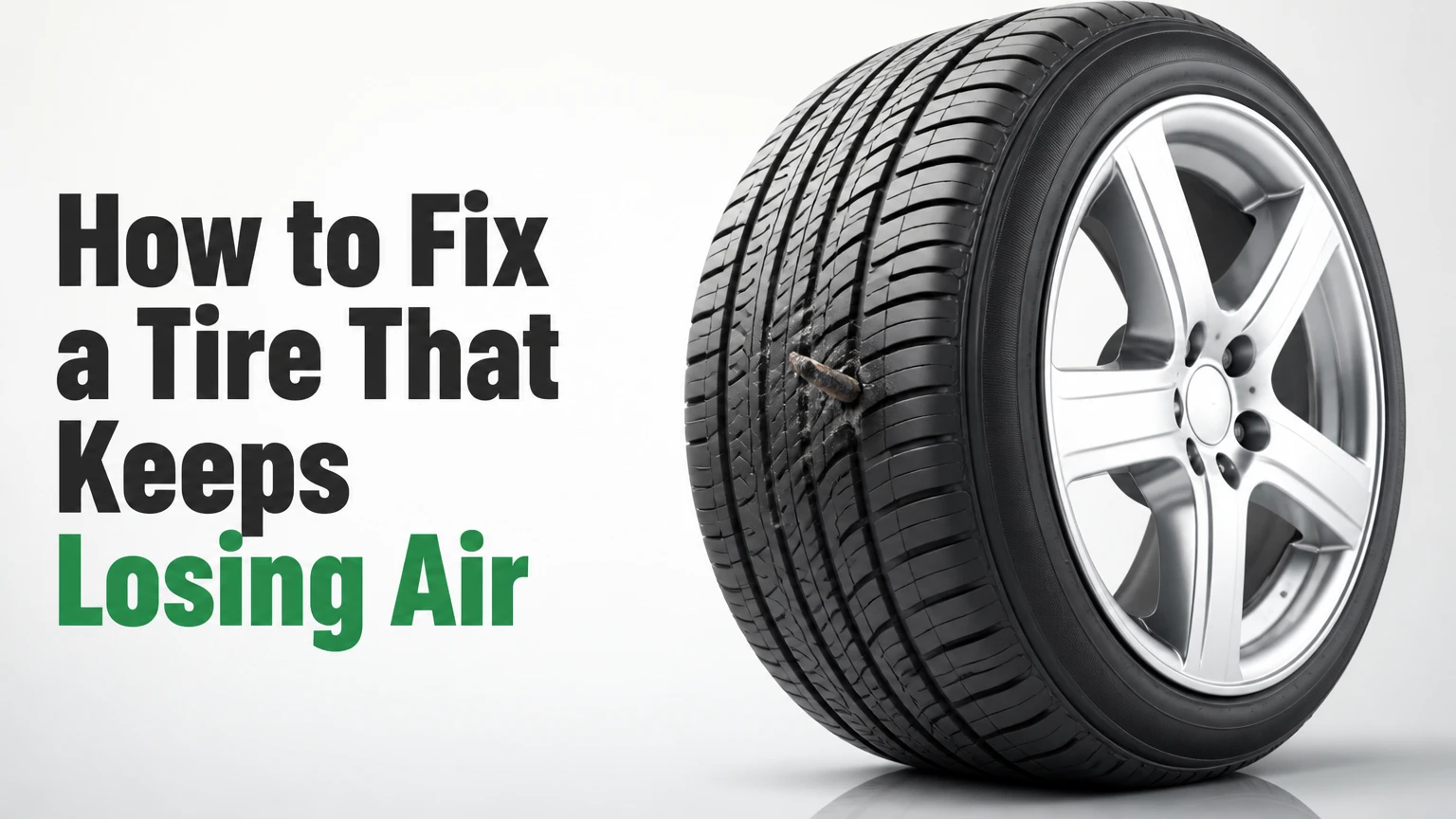 How to Fix a Tire That Keeps Losing Air