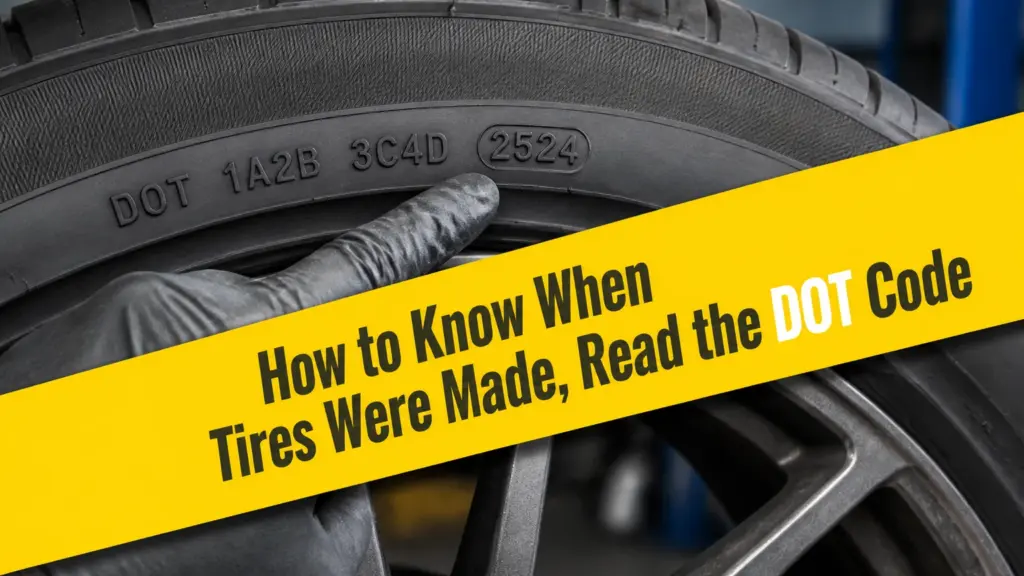 How to Know When Tires Were Made, Read the DOT Code