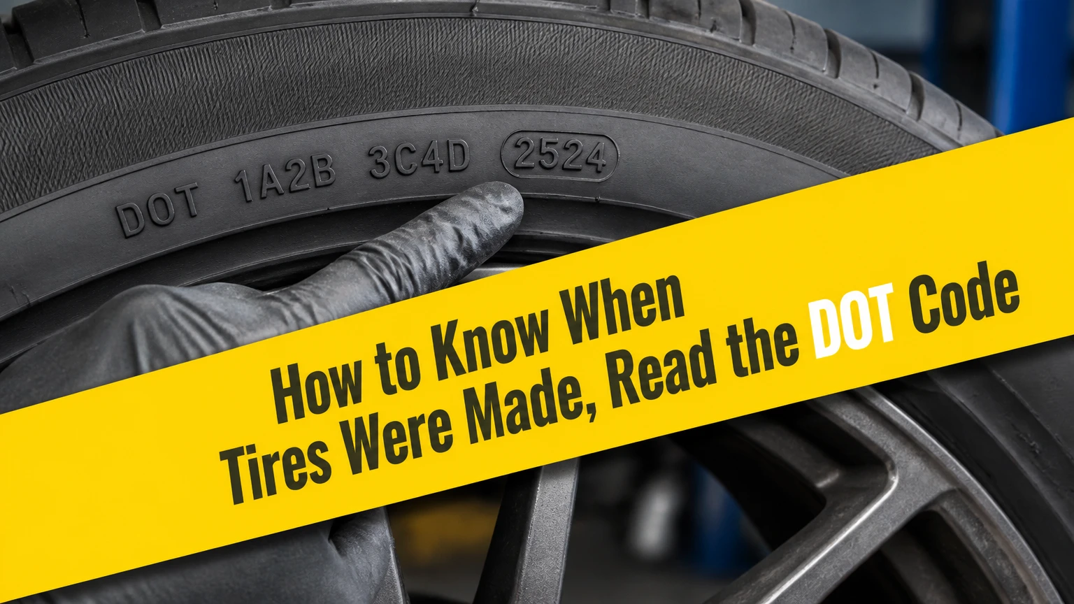 How to Know When Tires Were Made, Read the DOT Code