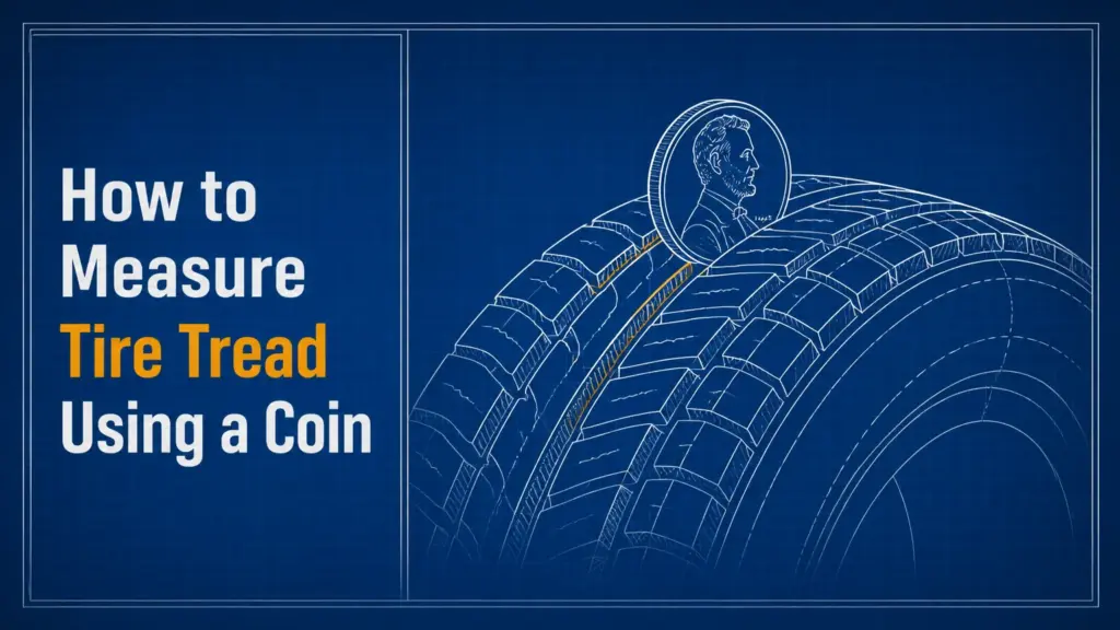 How to Measure Tire Tread Using a Coin