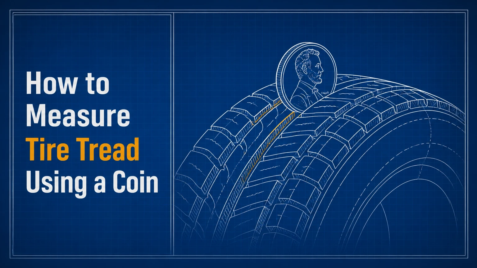 How to Measure Tire Tread Using a Coin