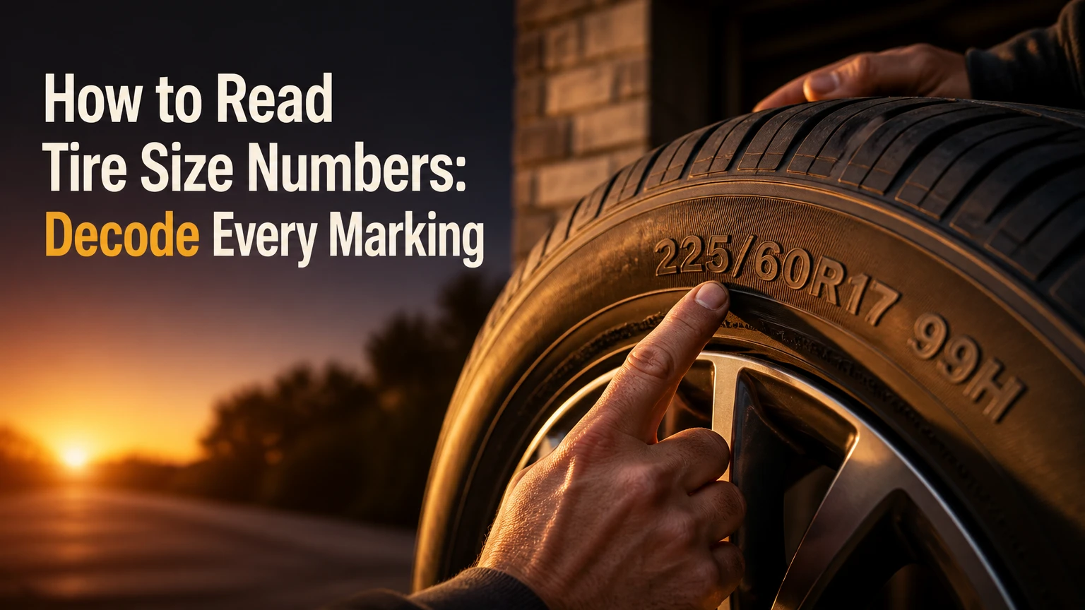 How to Read Tire Size Numbers: Decode Every Marking