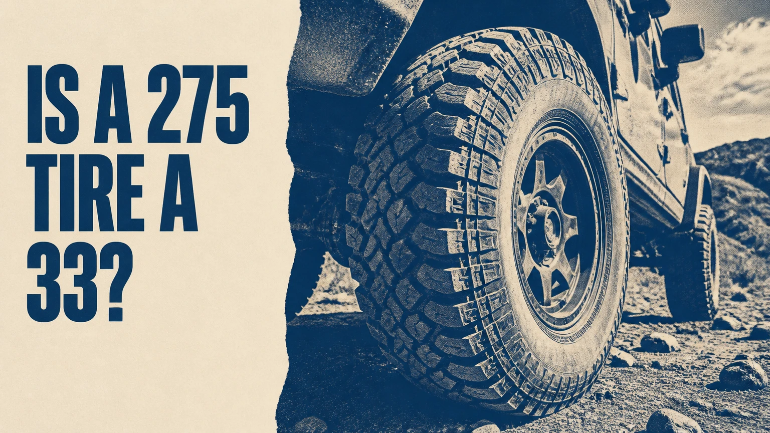Is a 275 Tire a 33?
