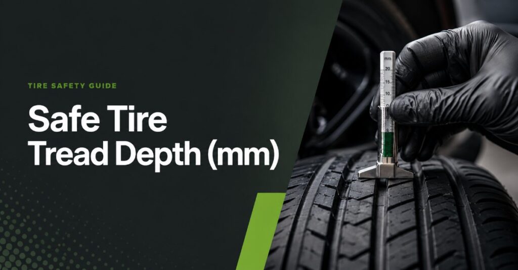 safe tire tread depth mm
