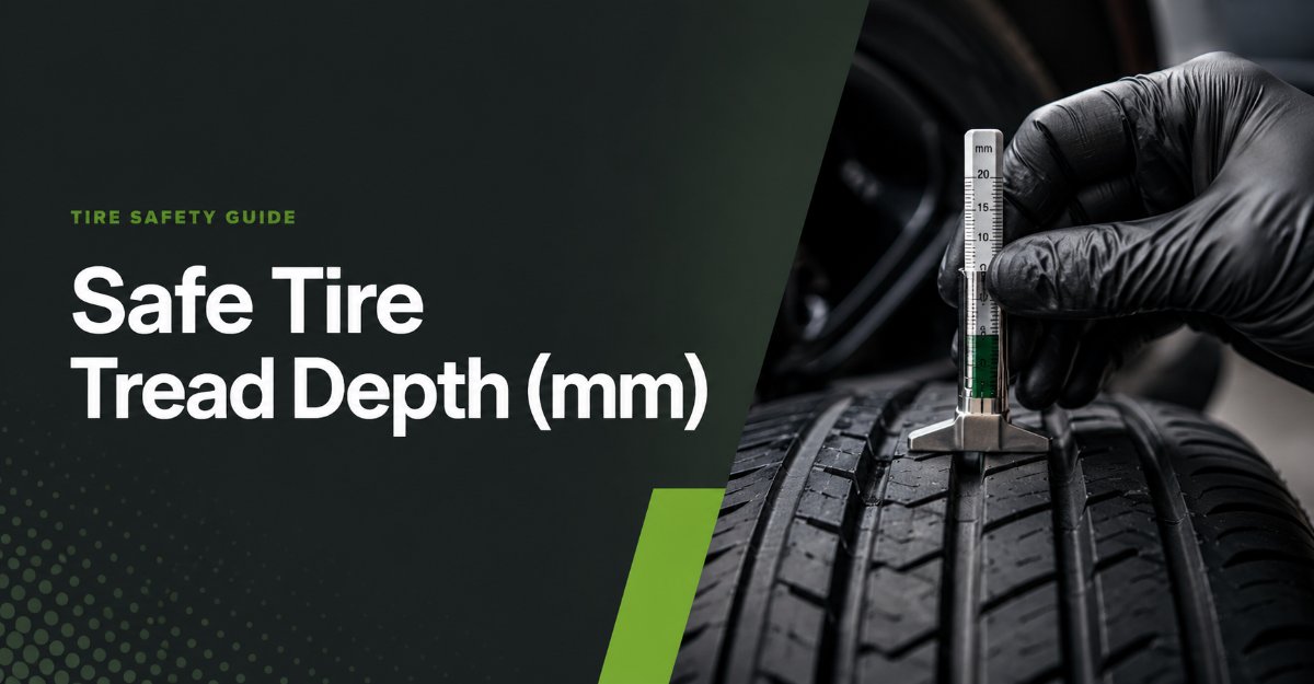 safe tire tread depth mm