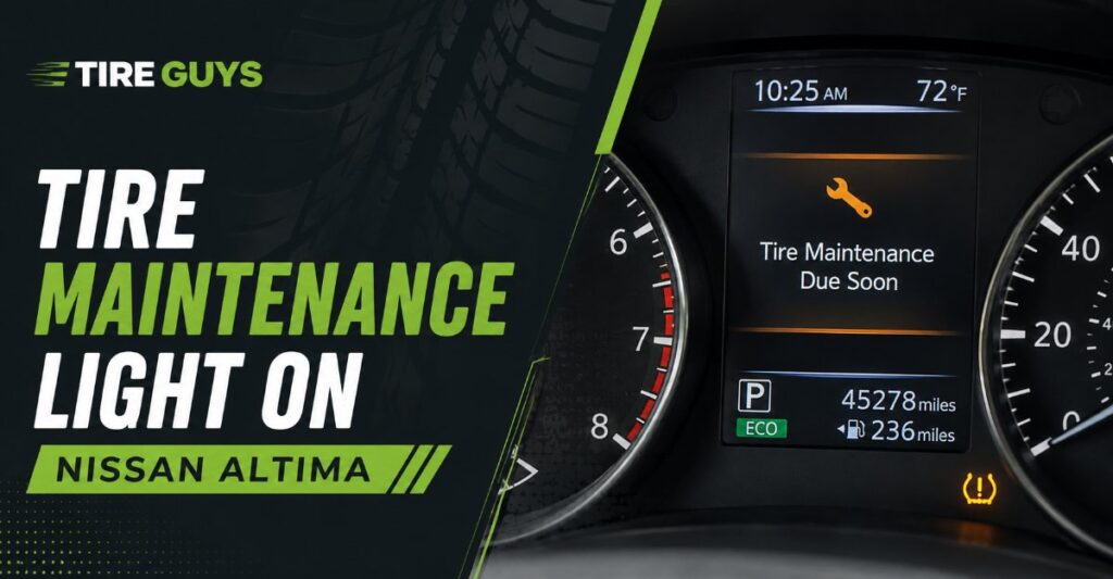 tire maintenance light on nissan altima