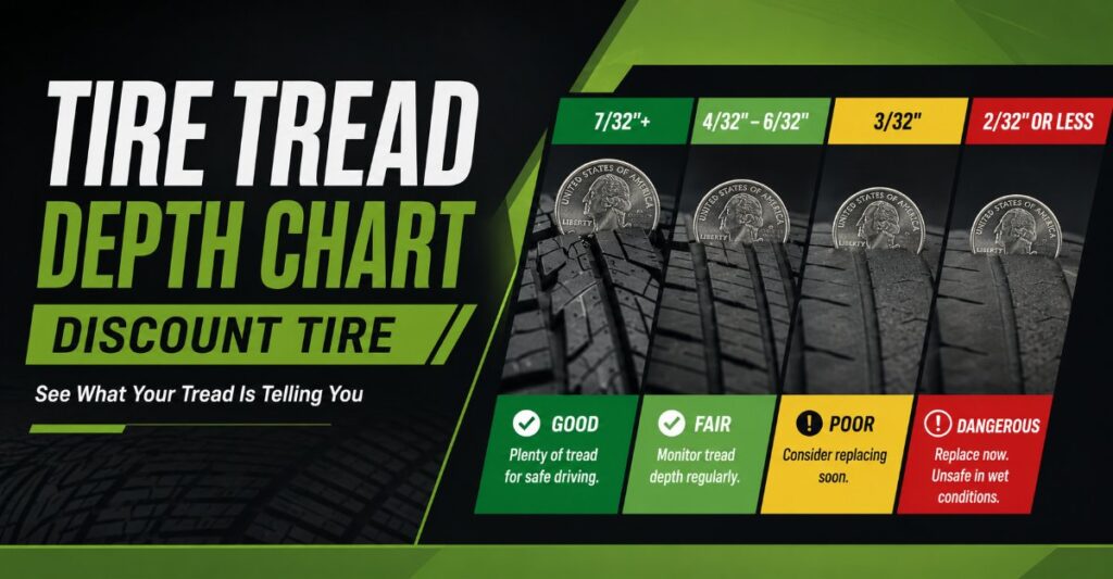 tire tread depth chart discount tire