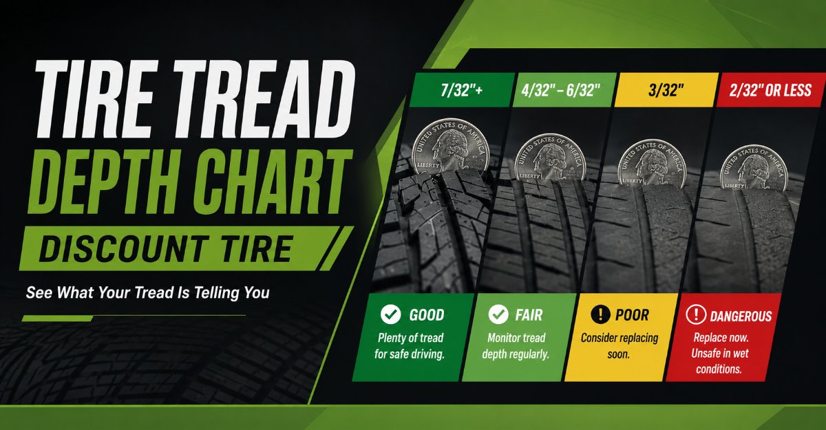 tire tread depth chart discount tire