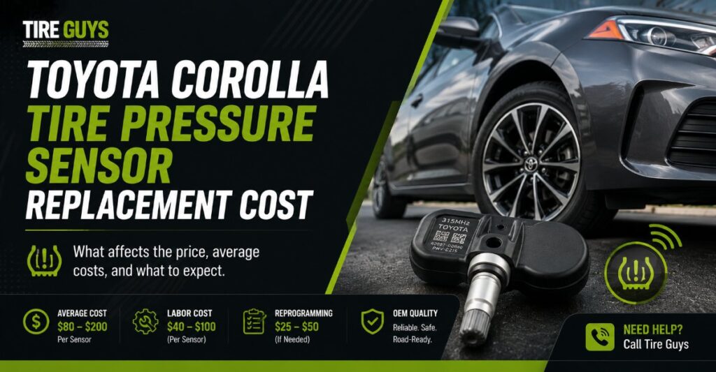 Toyota Corolla Tire Pressure Sensor Replacement Cost