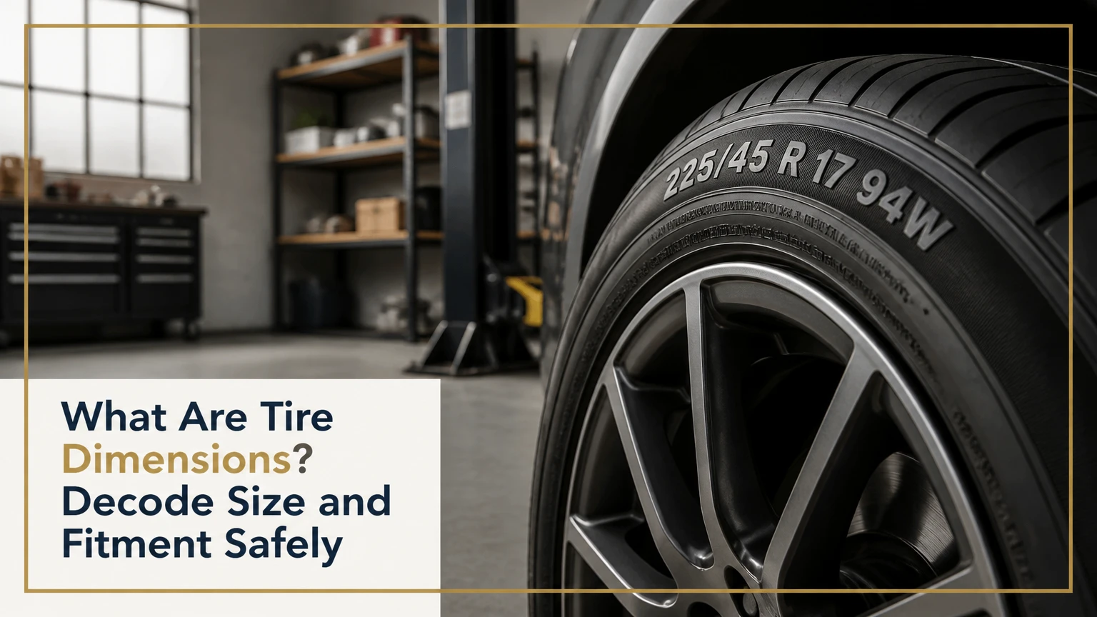 What Are Tire Dimensions? Decode Size and Fitment Safely