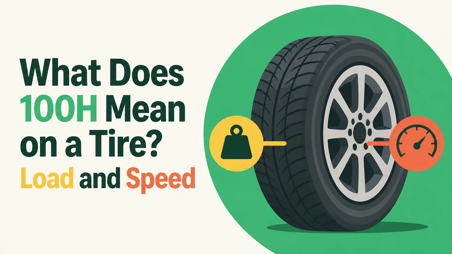 What Does 100H Mean on a Tire? Load and Speed