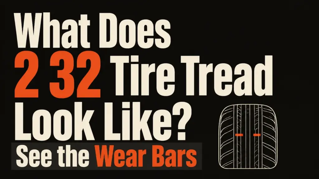 What Does 2 32 Tire Tread Look Like? See the Wear Bars