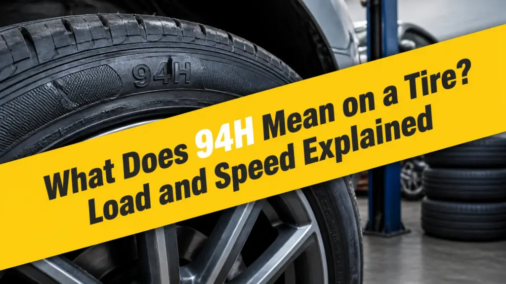 What Does 94H Mean on a Tire? Load and Speed Explained