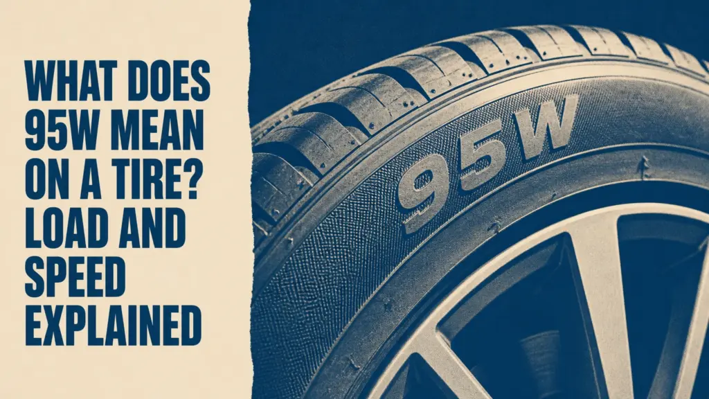 What Does 95W Mean on a Tire? Load and Speed Explained