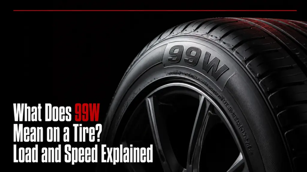 What Does 99W Mean on a Tire? Load and Speed Explained
