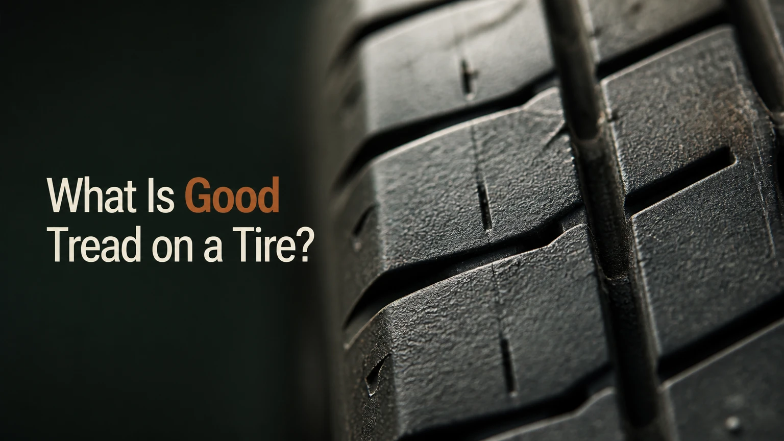 What Is Good Tread on a Tire?