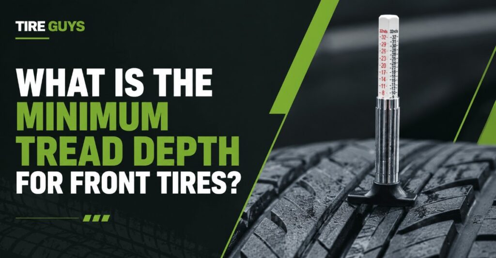 what is the minimum tread depth for front tires