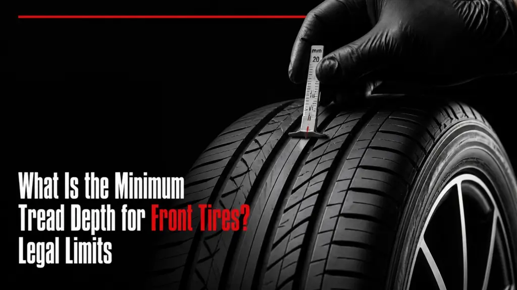 What Is the Minimum Tread Depth for Front Tires? Legal Limits