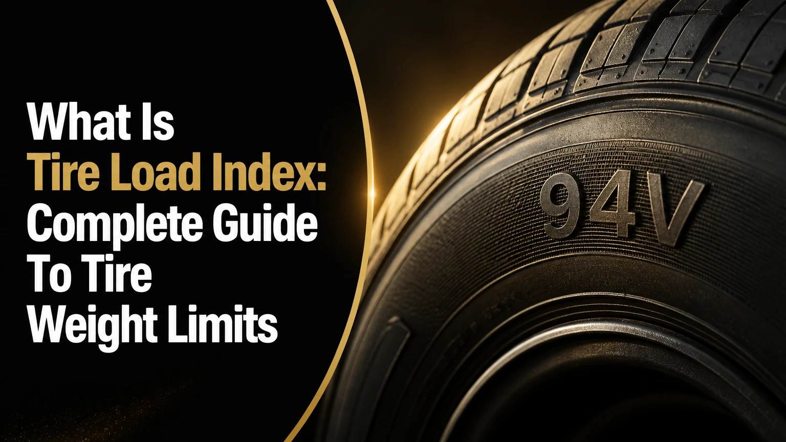 What Is Tire Load Index: Complete Guide To Tire Weight Limits