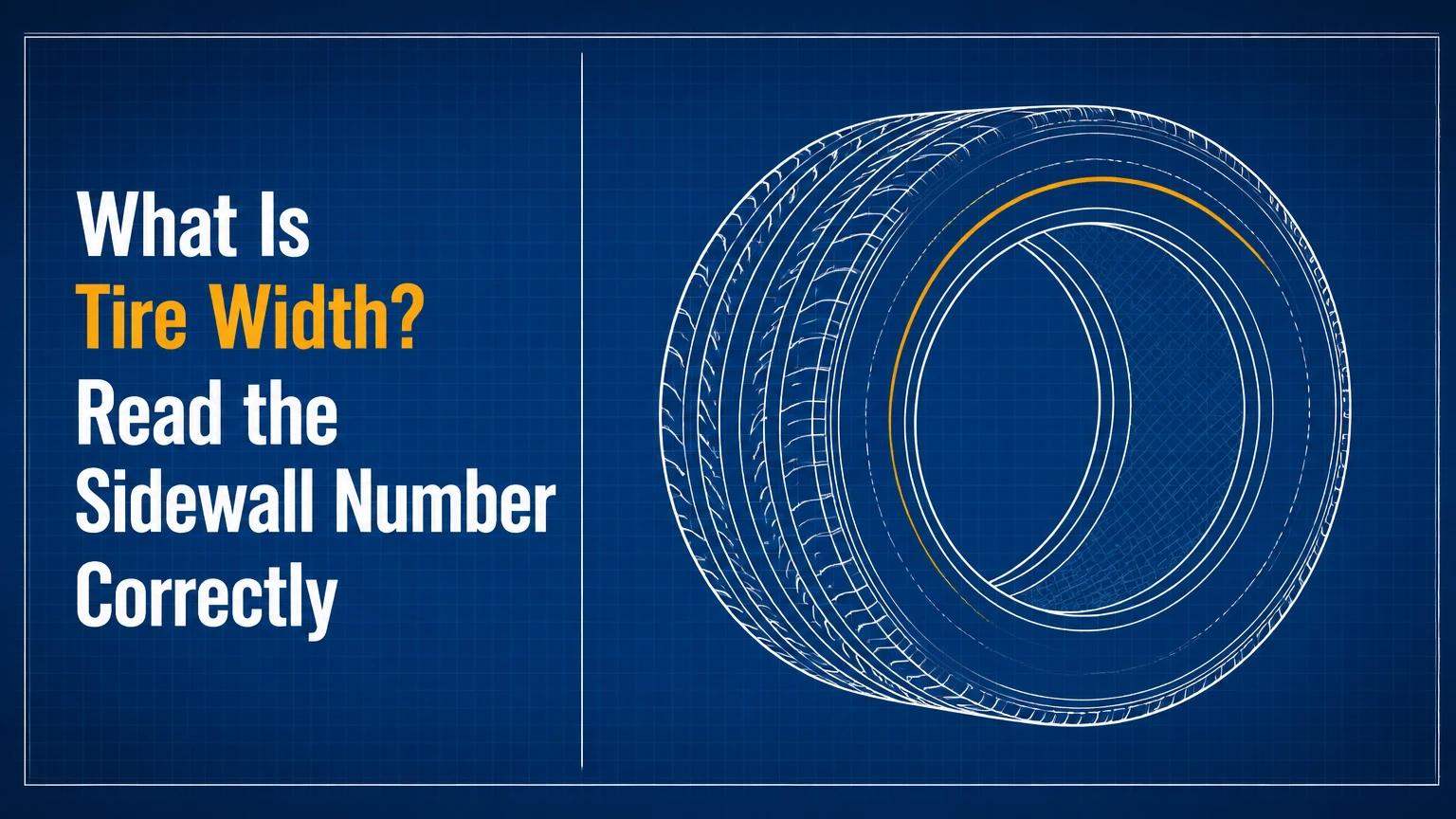 What Is Tire Width? Read the Sidewall Number Correctly