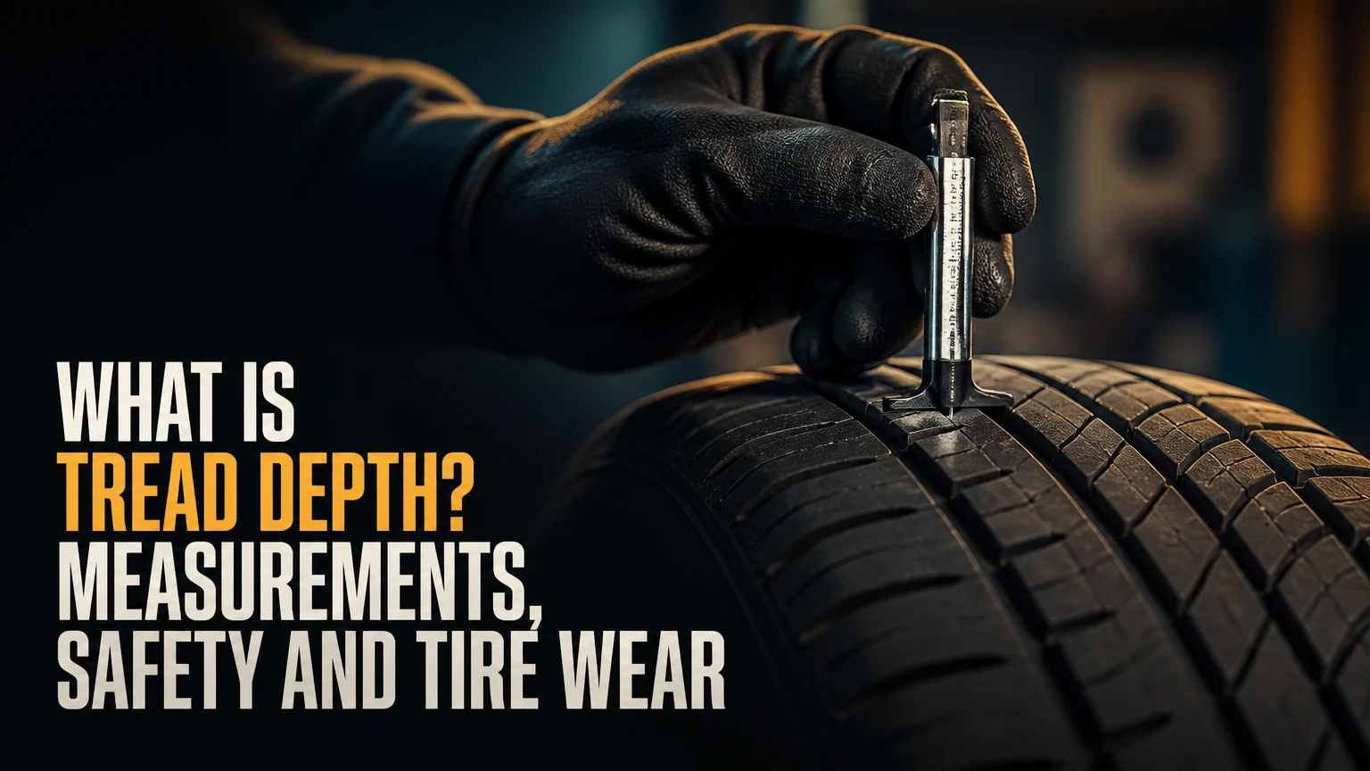 What Is Tread Depth? Measurements, Safety and Tire Wear