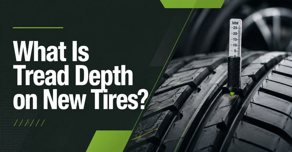 what is tread depth on new tires