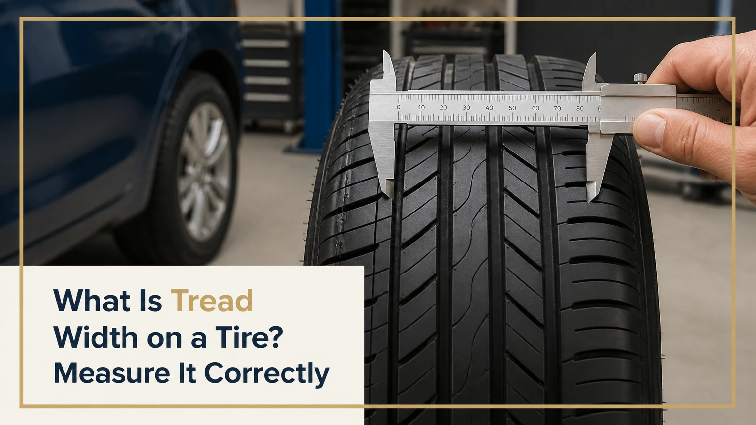 What Is Tread Width on a Tire? Measure It Correctly