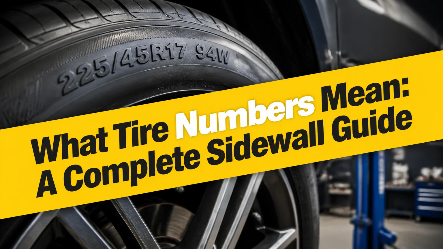 What Tire Numbers Mean: A Complete Sidewall Guide