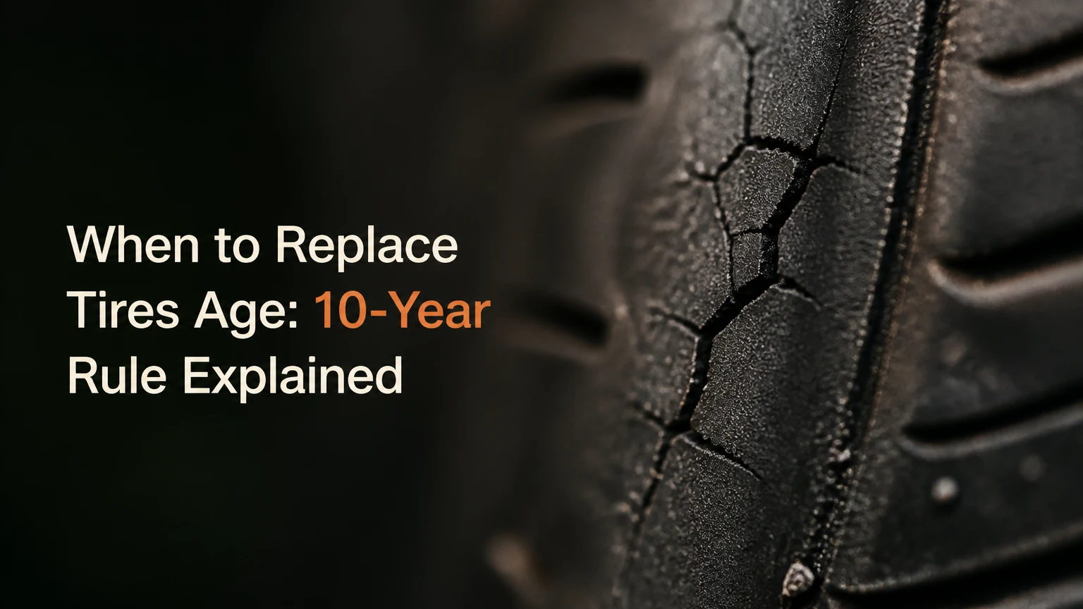 When to Replace Tires Age: 10-Year Rule Explained