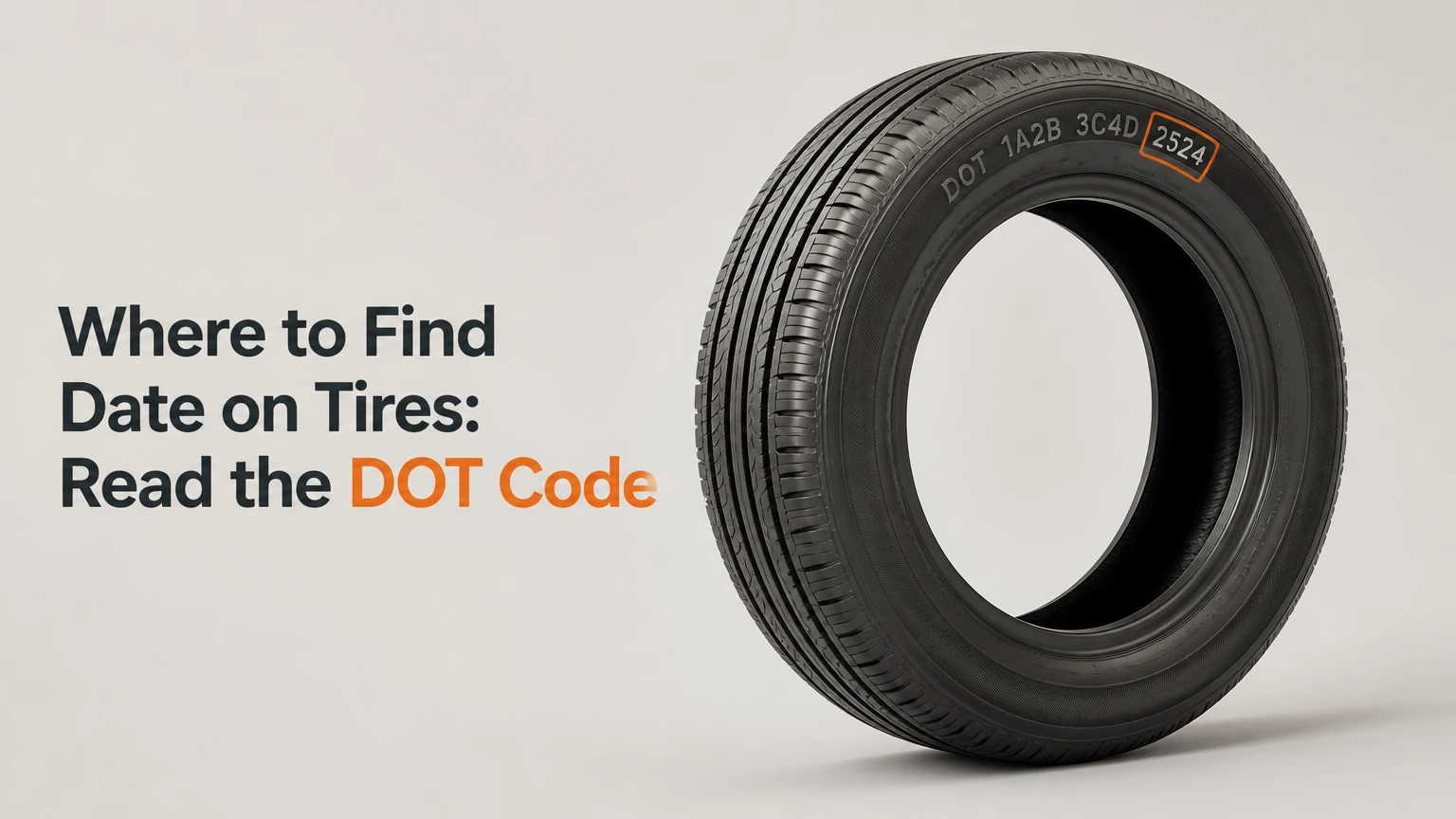 Where to Find Date on Tires: Read the DOT Code