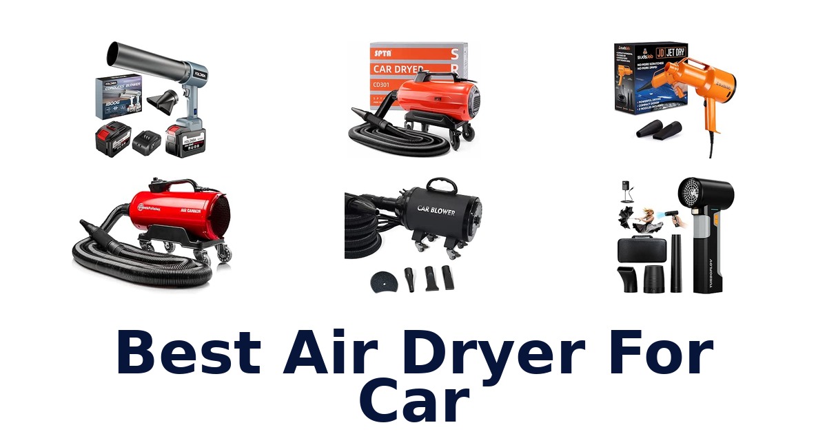 Best Air Dryer For Car