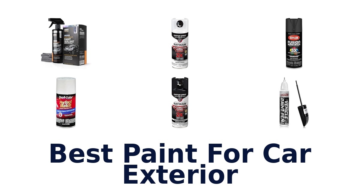 Best Paint For Car Exterior