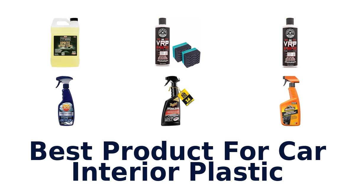 Best Product For Car Interior Plastic
