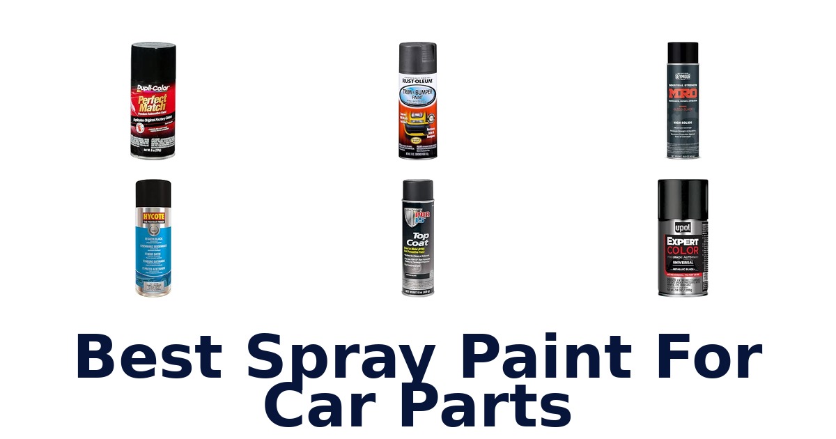 Best Spray Paint For Car Parts
