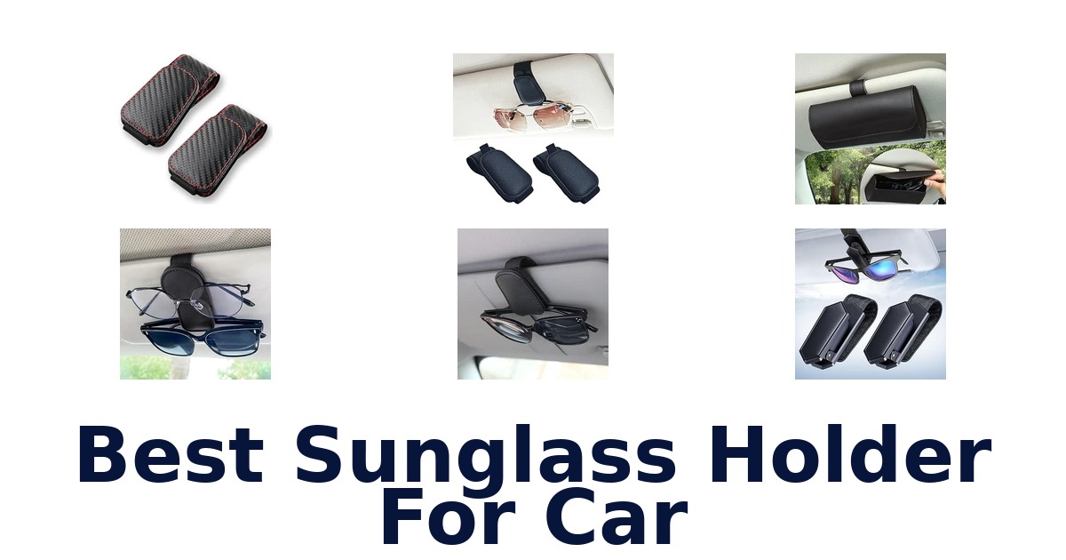 Best Sunglass Holder For Car